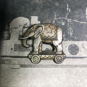 Vintage Circus Elephant Pin